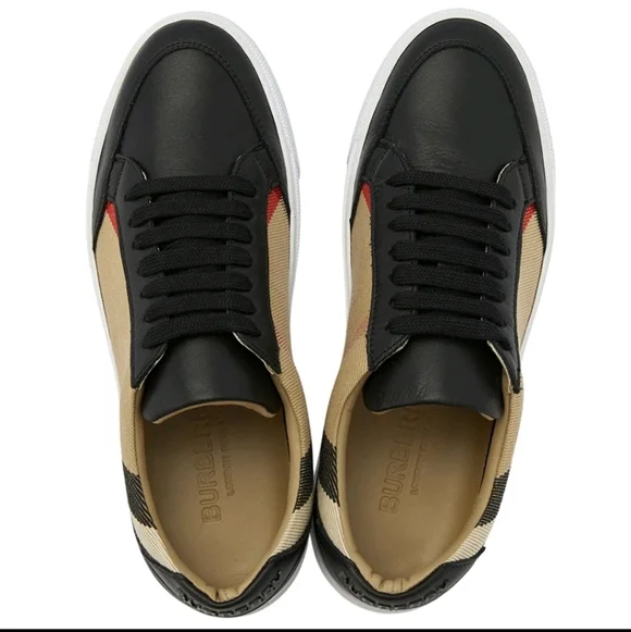 NIB Burberry New Salmond Women's Sneakers # 94703913-- Size 7.5 - Picture 6 of 13